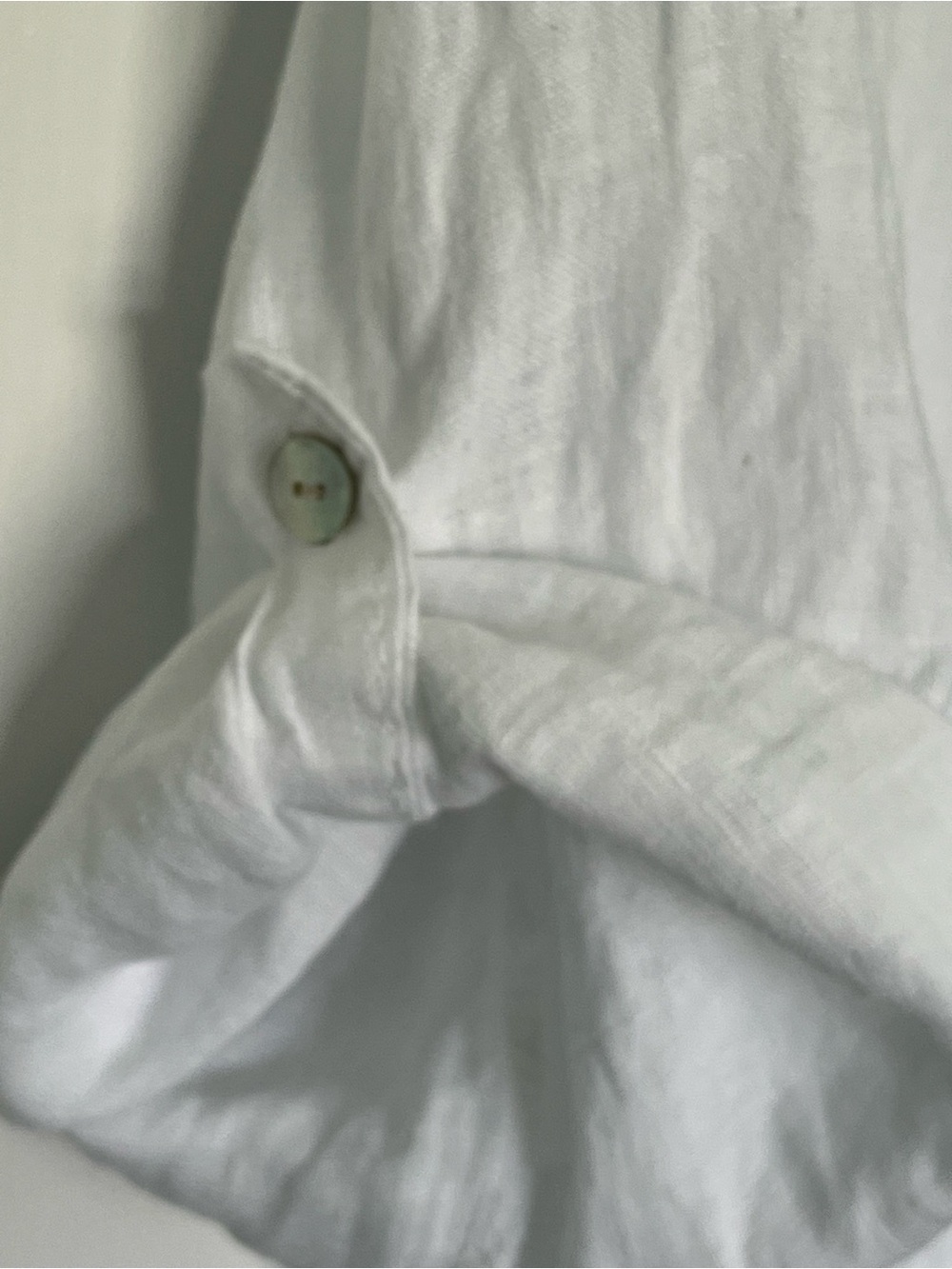 Tempo Paris White 100# Linen Dress - Picture 5 of 7